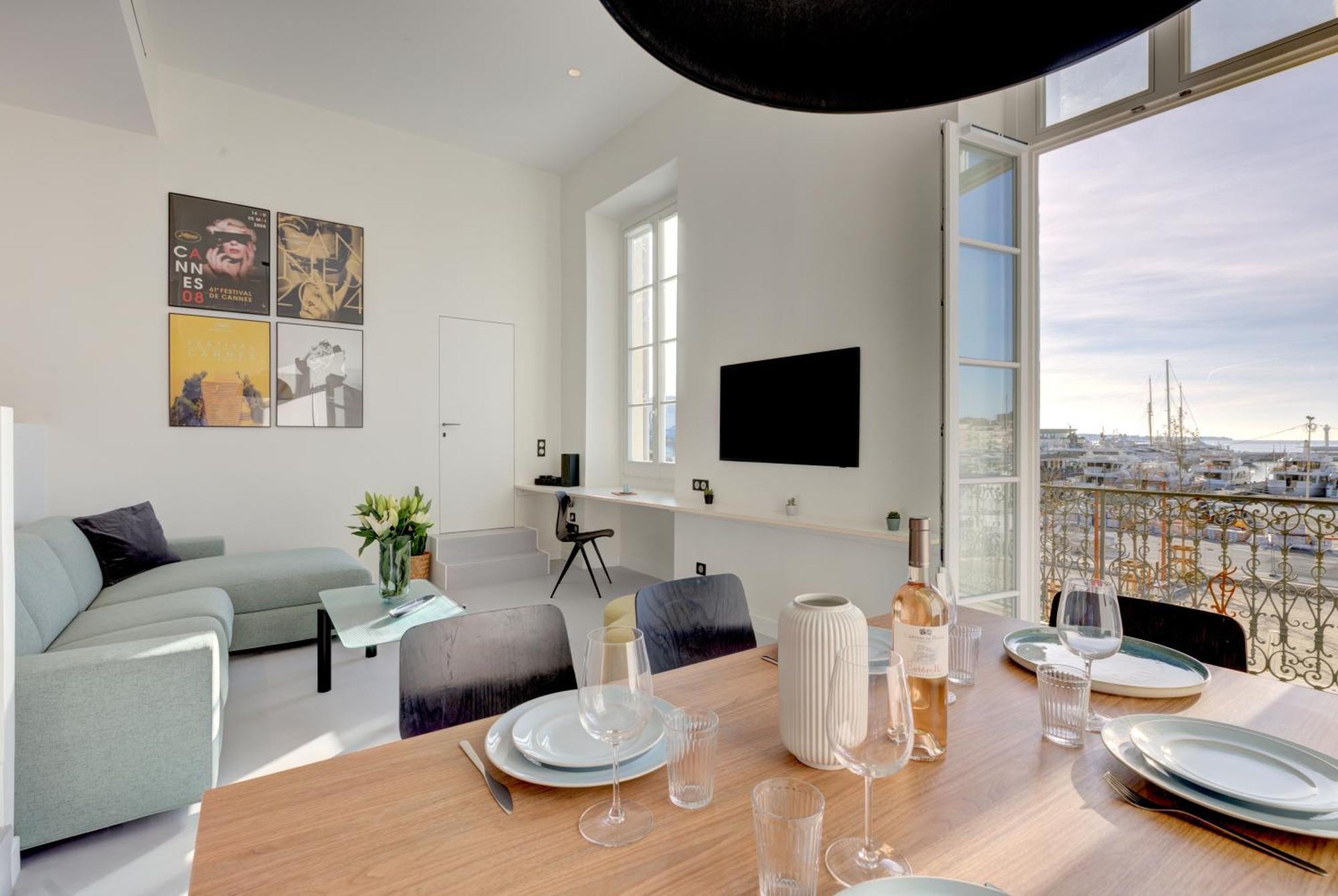 קאן Immogroom - Appartements Luxueux - 2Min Du Palais - Vue Mer - Clim מראה חיצוני תמונה